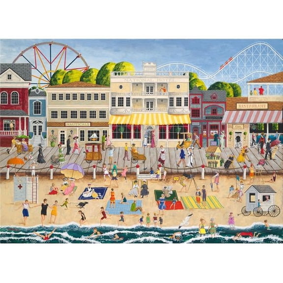 The Old Boardwalk Poster Print by Art Poulin, 17 x 12