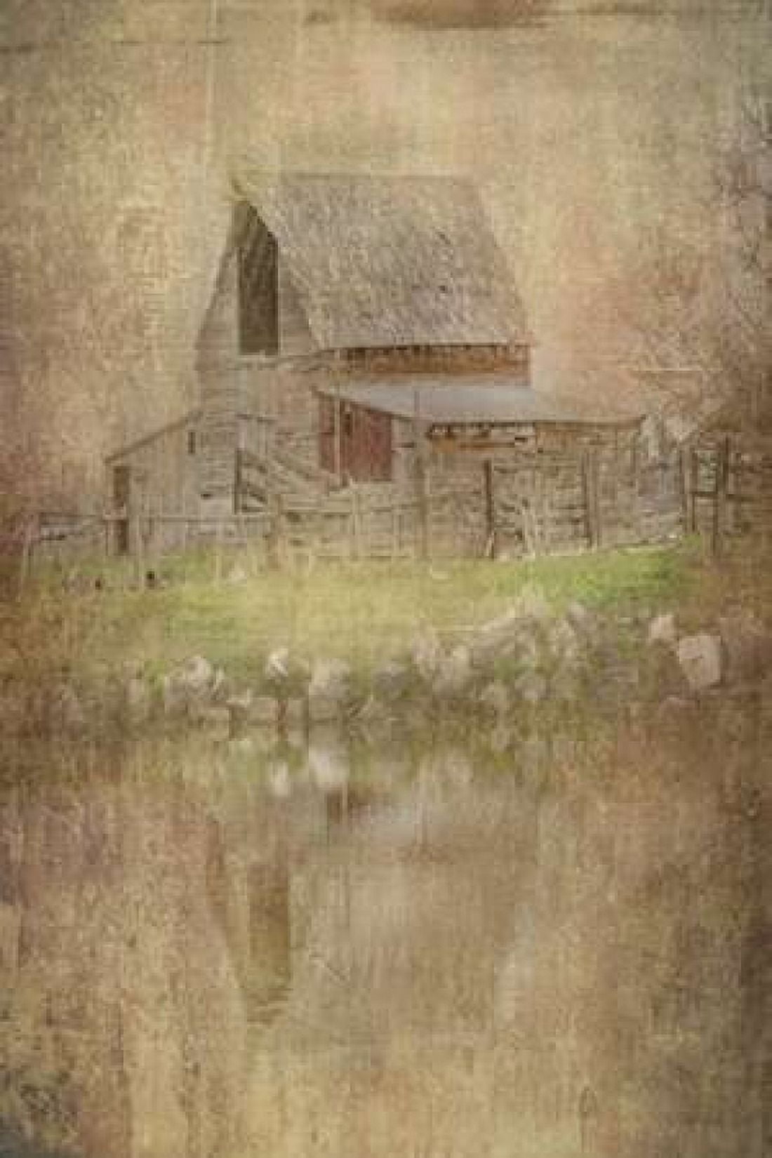 The Old Cope Place Canvas Art - Ramona Murdock (12 x 18)