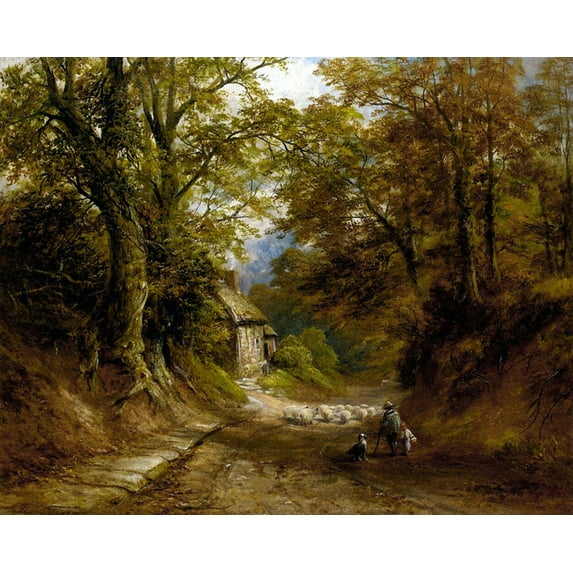 The Old Cottage - O'Keeffe - CANVAS OR PRINT WALL ART