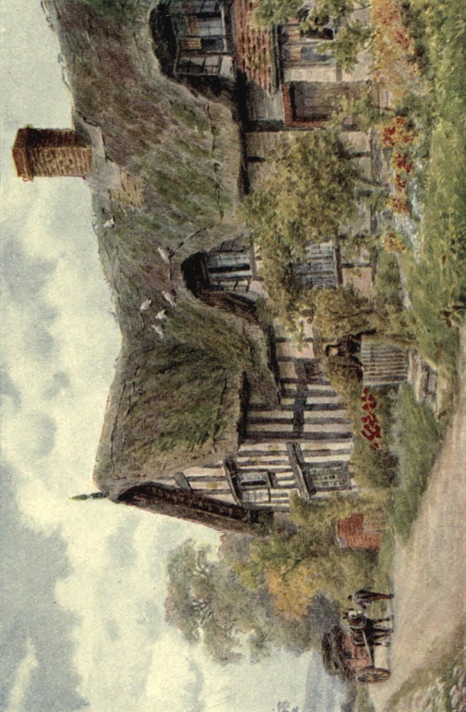 The Old Country 1922 A homestead under the Bredon Hills Canvas Art - Alfred Quinton (24 x 36)