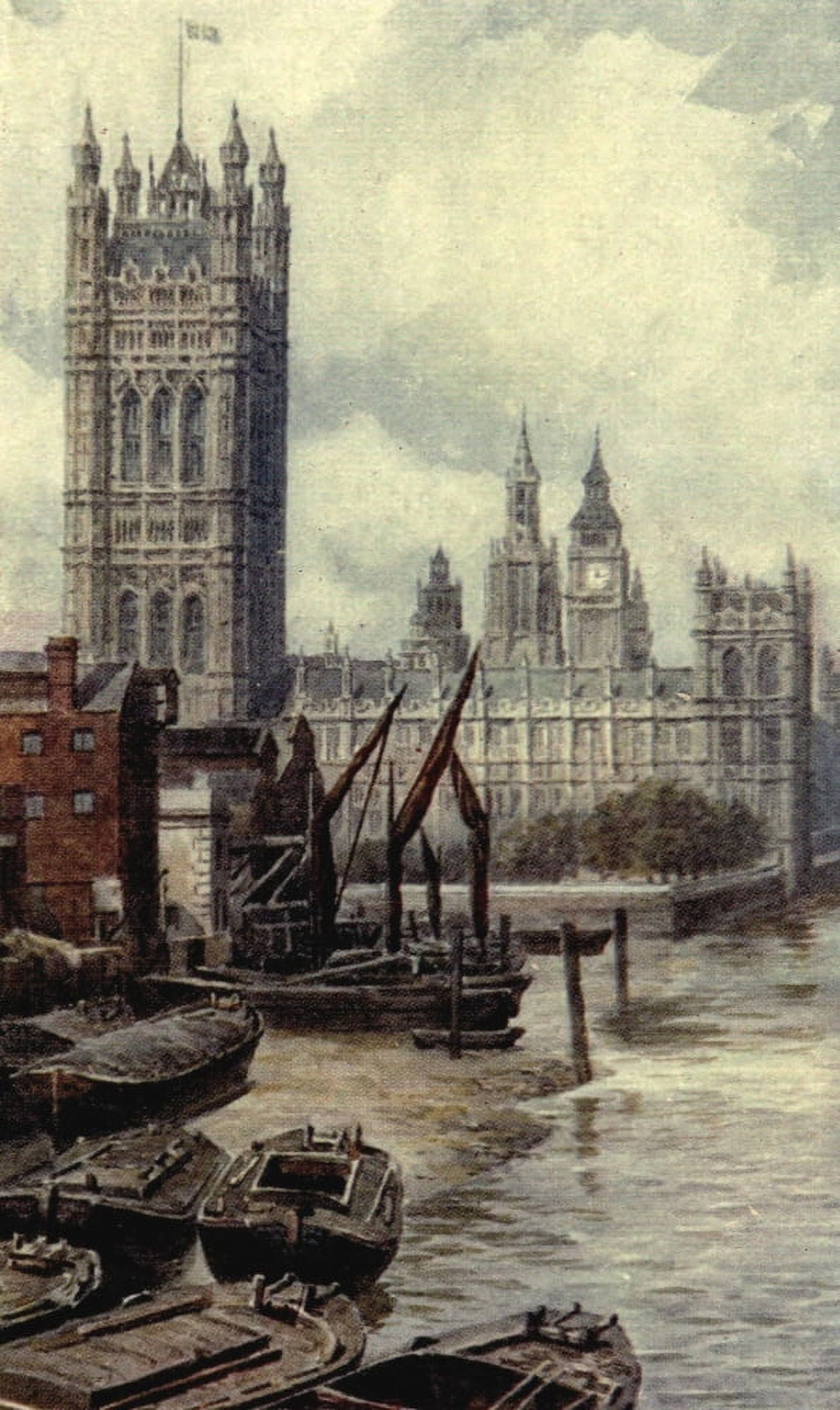 The Old Country 1922 Westminster Canvas Art - Alfred Quinton (18 x 24)