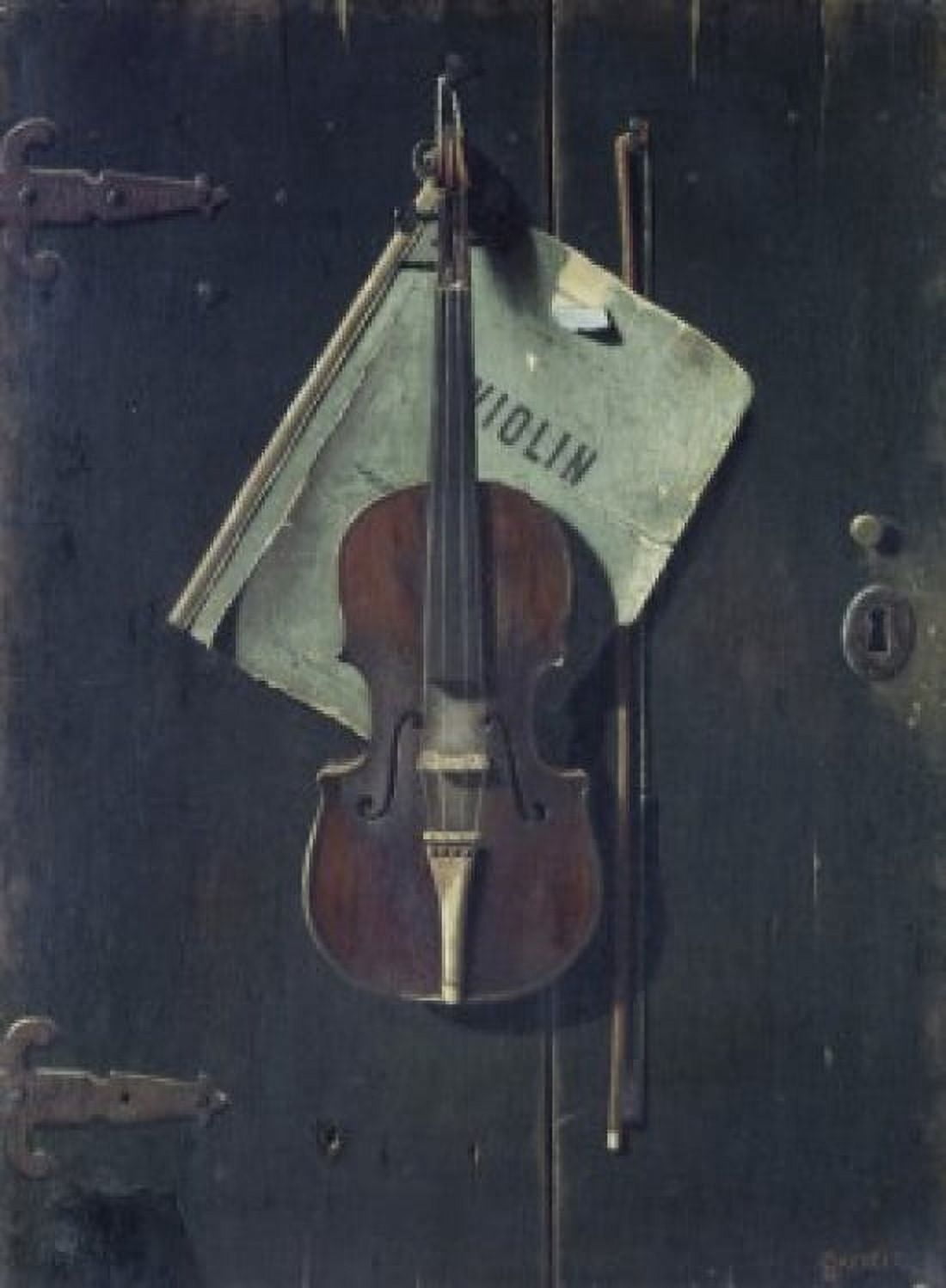 The Old Cremona William Michael Harnett (1848-1892American) Canvas Art - William Michael Harnett (18 x 24)