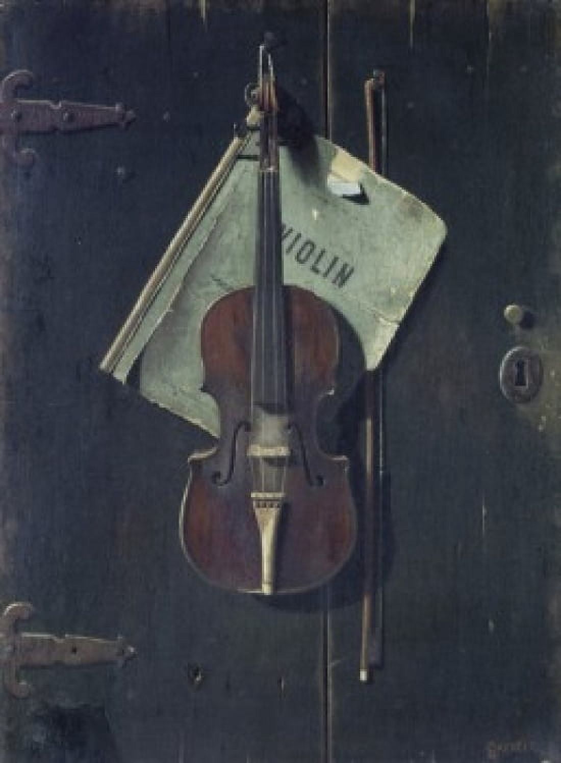 The Old Cremona William Michael Harnett (1848-1892American) Canvas Art - William Michael Harnett (24 x 36)