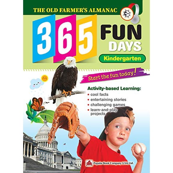 Pre-Owned 365 Fun Days Kindergarten (Old Farmer's Almanac: 365 Fun Days) Paperback
