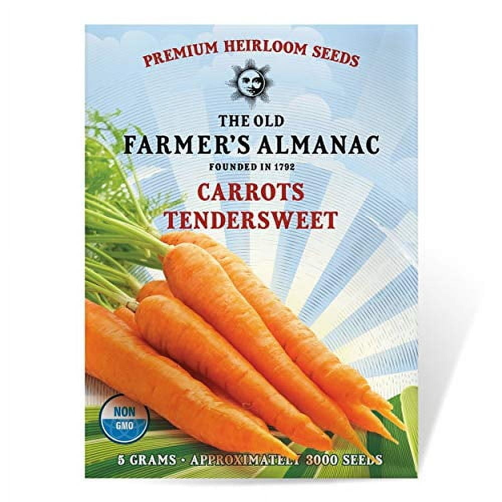 The Old Farmer's Almanac Heirloom Tendersweet Carrot Seeds
