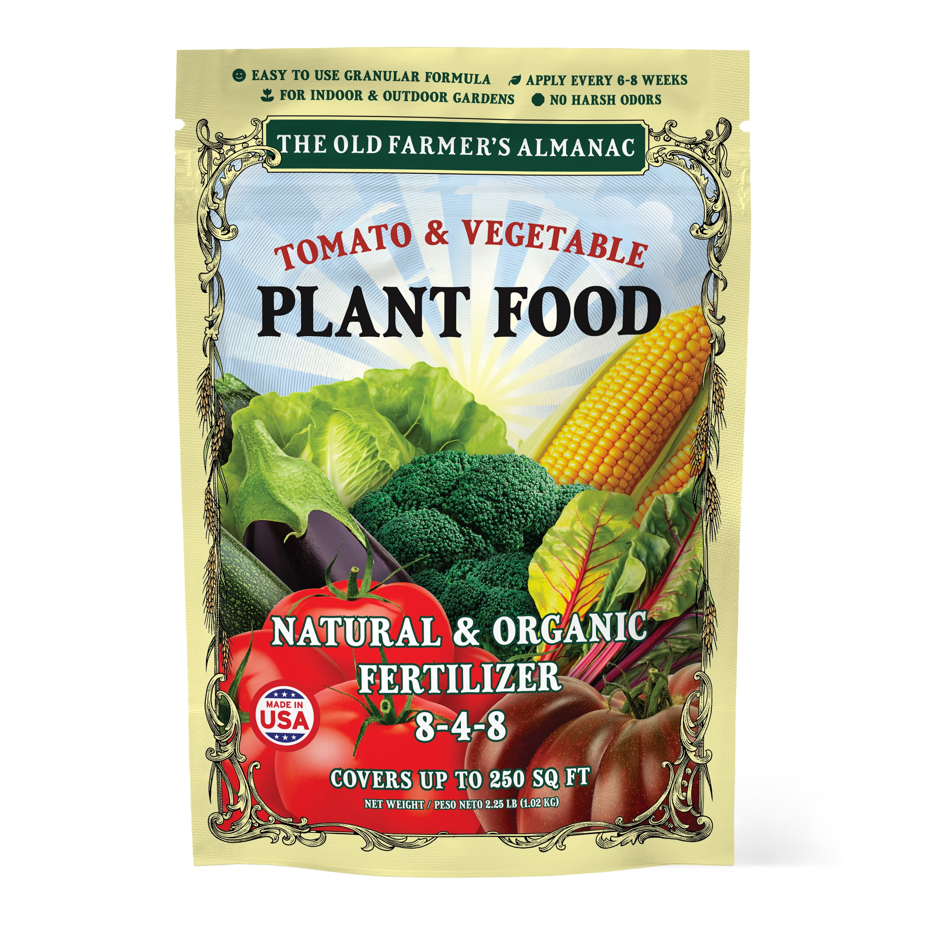 The Old Farmer's Almanac Organic Tomato & Vegetable Plant