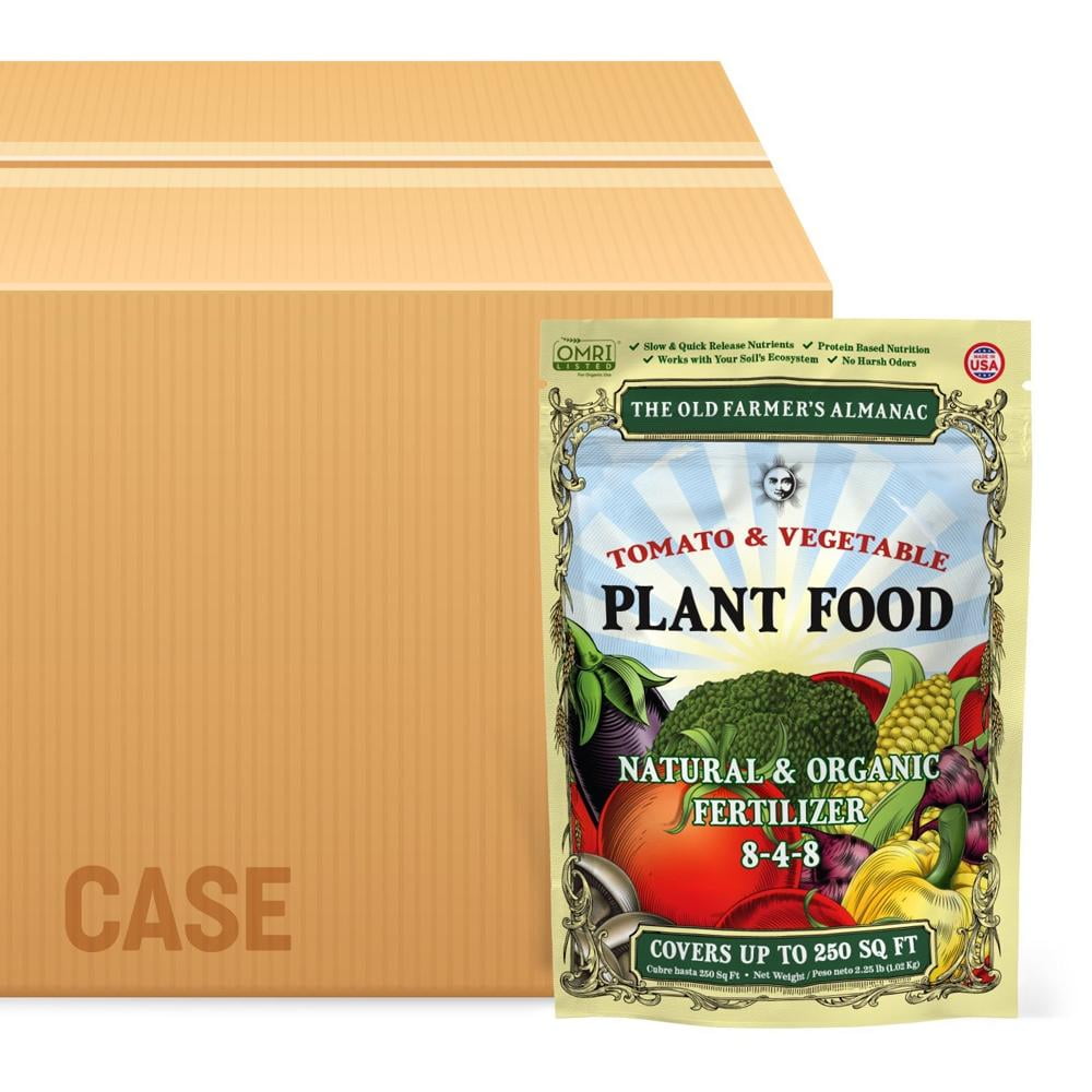 The Old Farmer's Almanac Organic Tomato & Vegetable Plant Food (Case of 8 Bags)