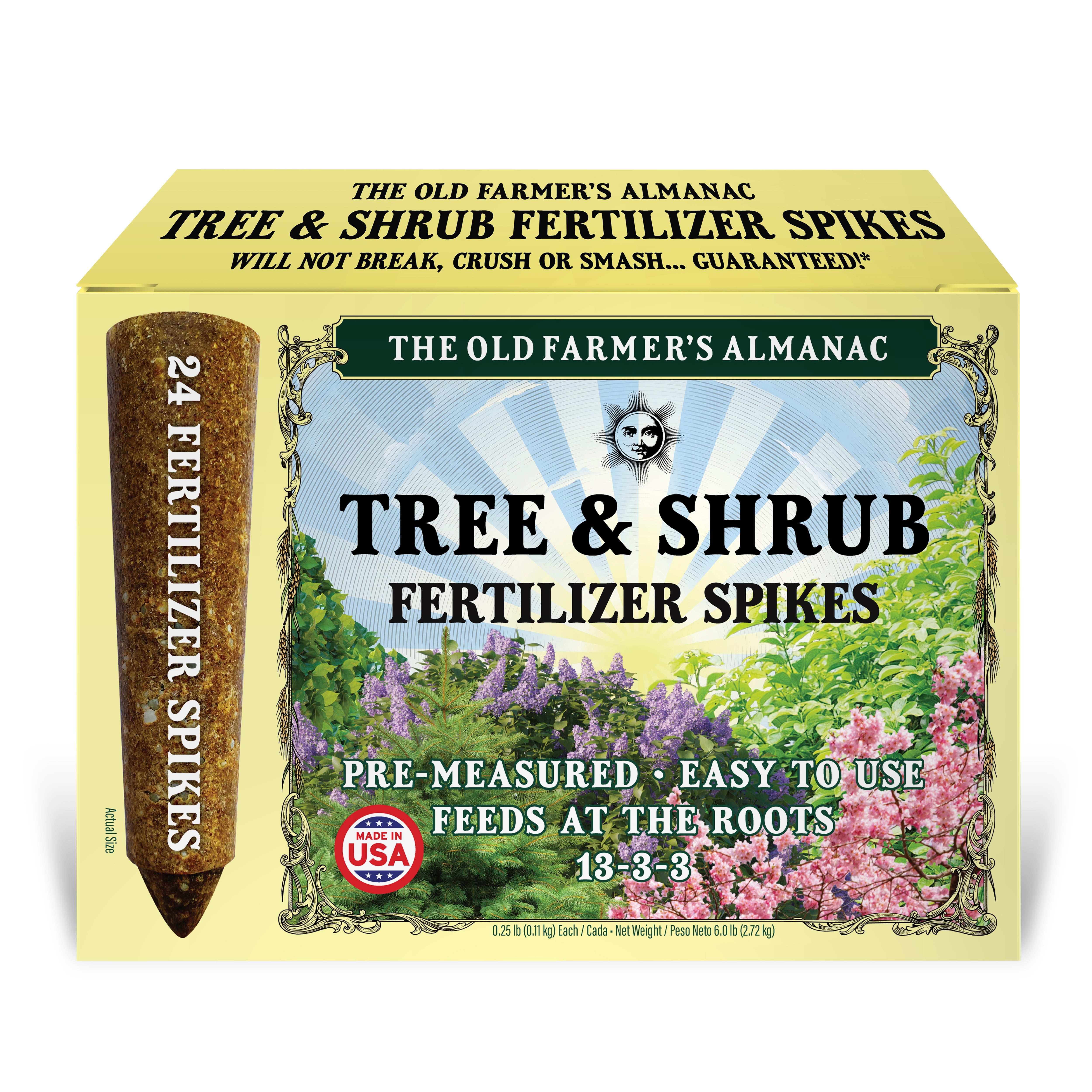 The Old Farmer's Almanac Tree & Shrub Fertilizer Spikes (24 Pack)