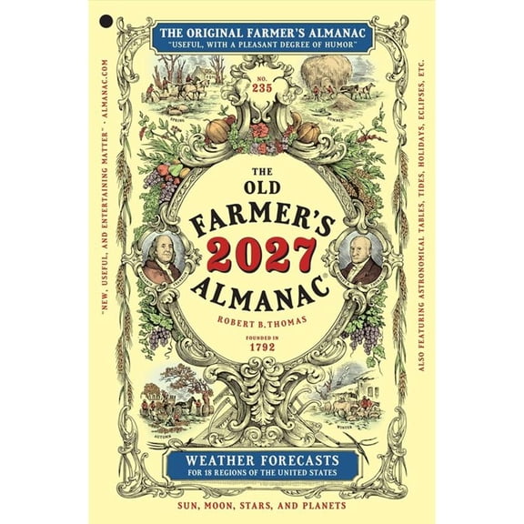 The Old Farmers Almanac Yankee Publishing 2025 Almanac Reference Book