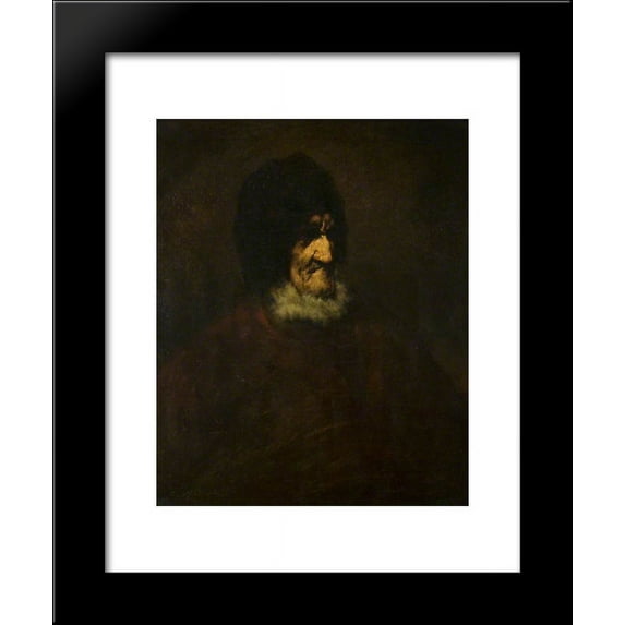 The Old Fisherman 20x24 Framed Art Print by Ribot, Theodule