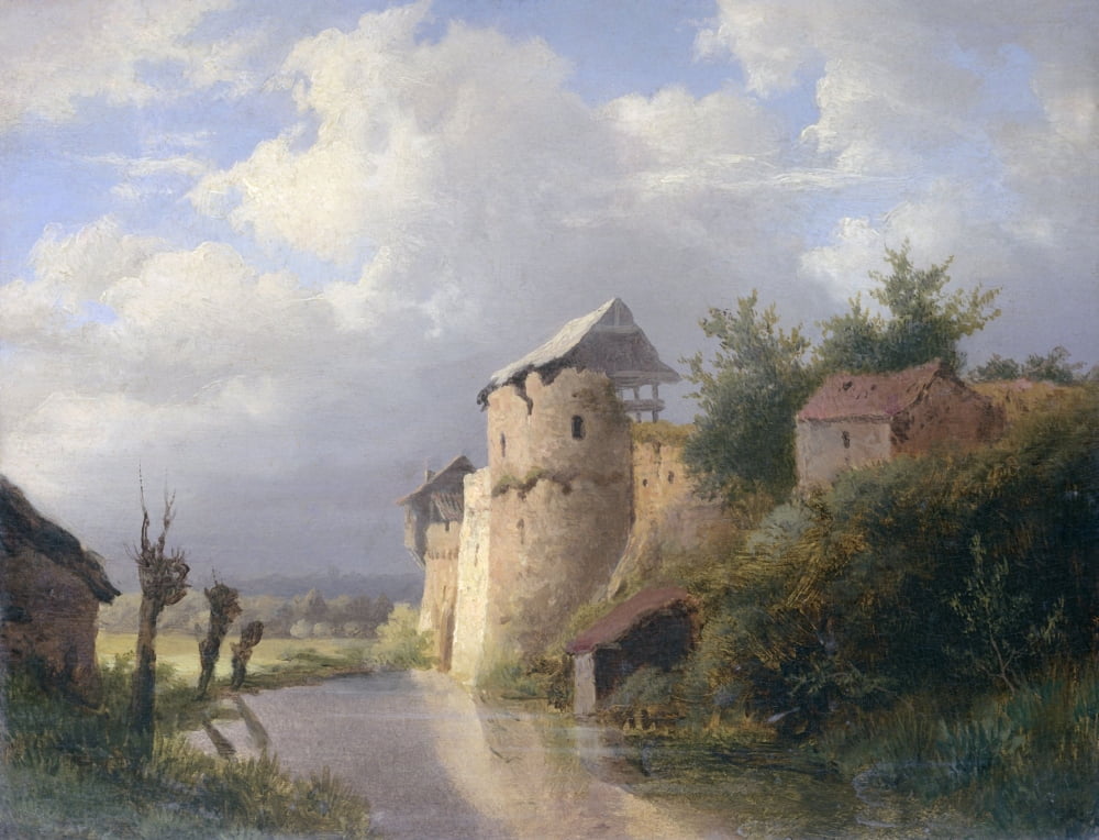 The Old Fortress Canvas Art - (36 x 24)
