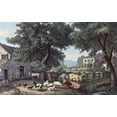 thumbnail image 1 of The Old Homestead Currier & Ives (1834-1907 American) Poster Print (24 x 36), 1 of 1