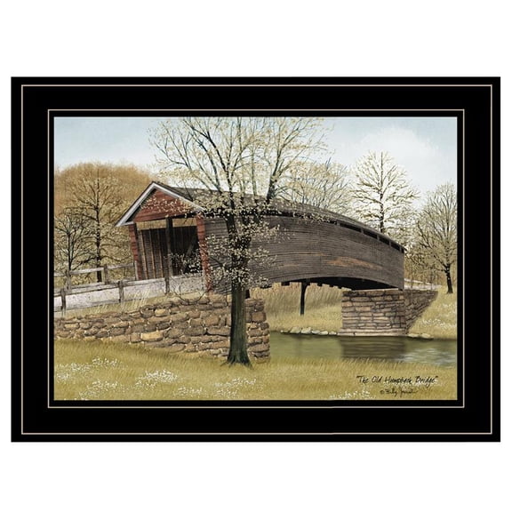 The Old Humpback Bridge by Billy Jacobs Printed Wall Art Wood Multi-Color