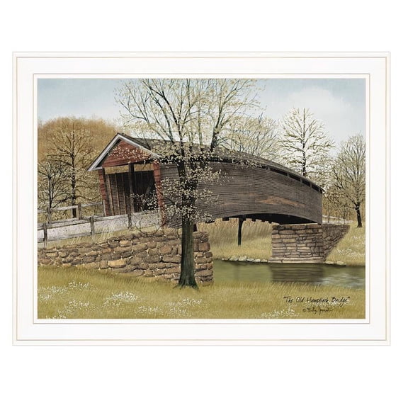 The Old Humpback Bridge by Billy Jacobs Printed Wall Art Wood Multi-Color