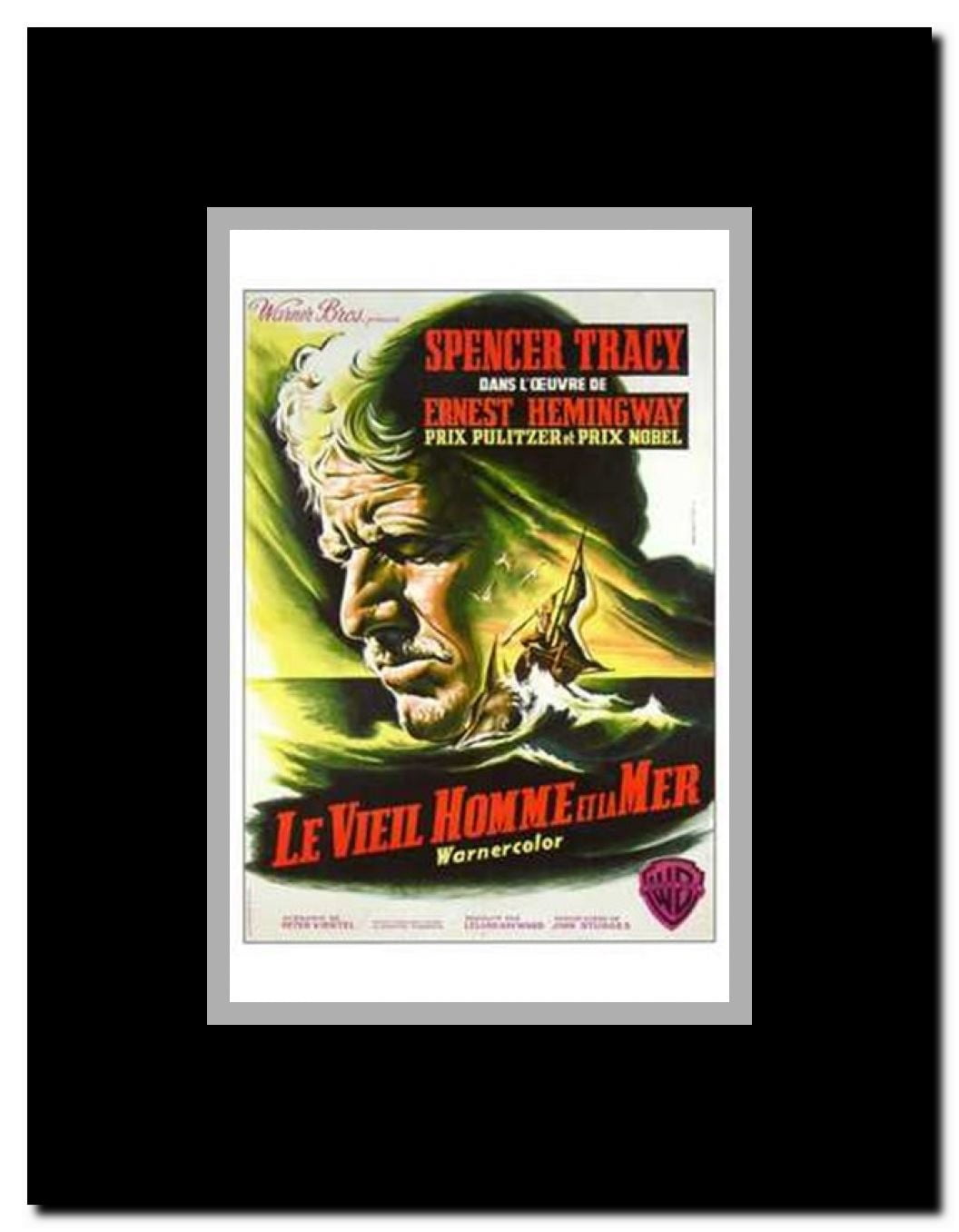 The Old Man and the Sea Framed Movie Poster