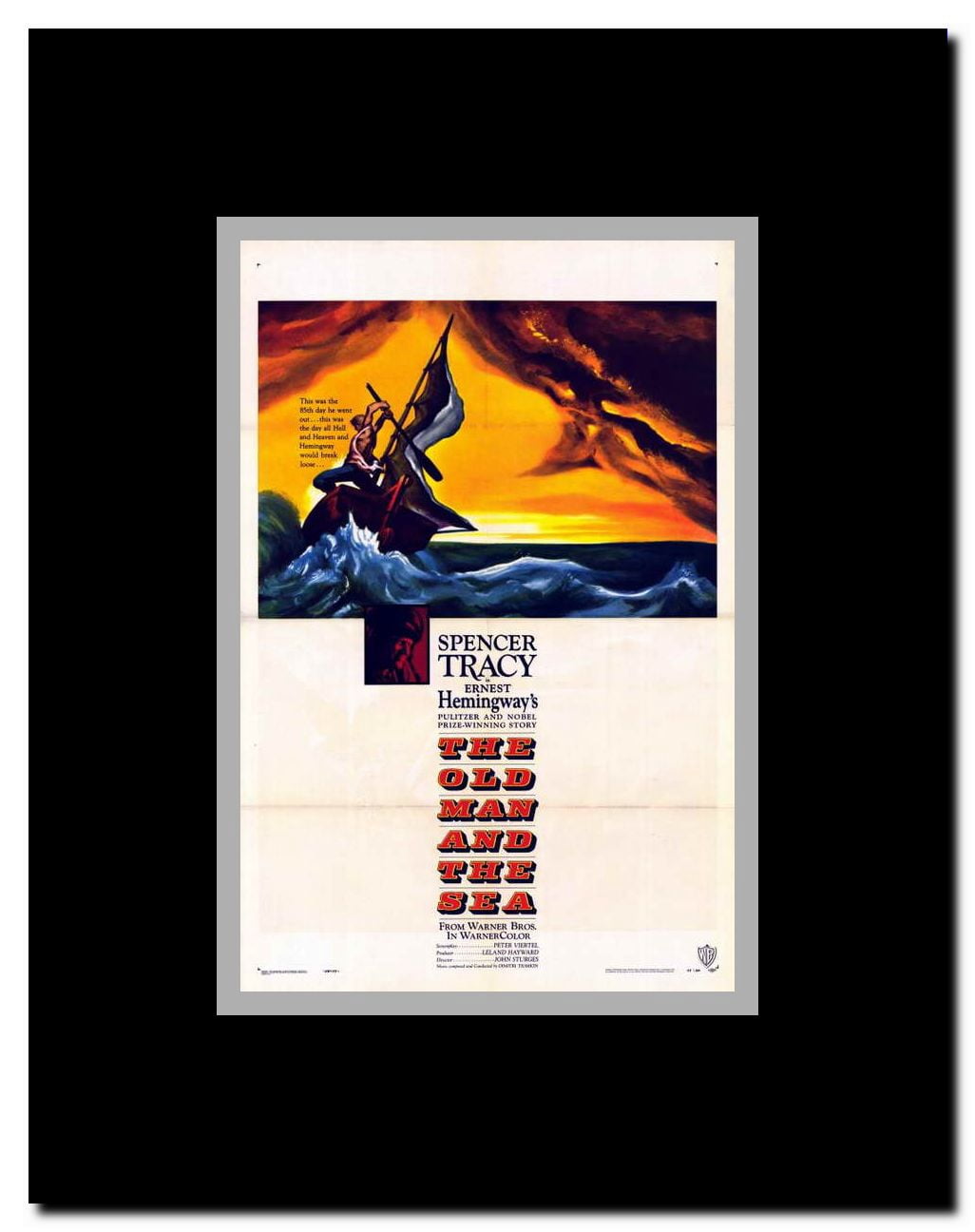 The Old Man and the Sea Framed Movie Poster
