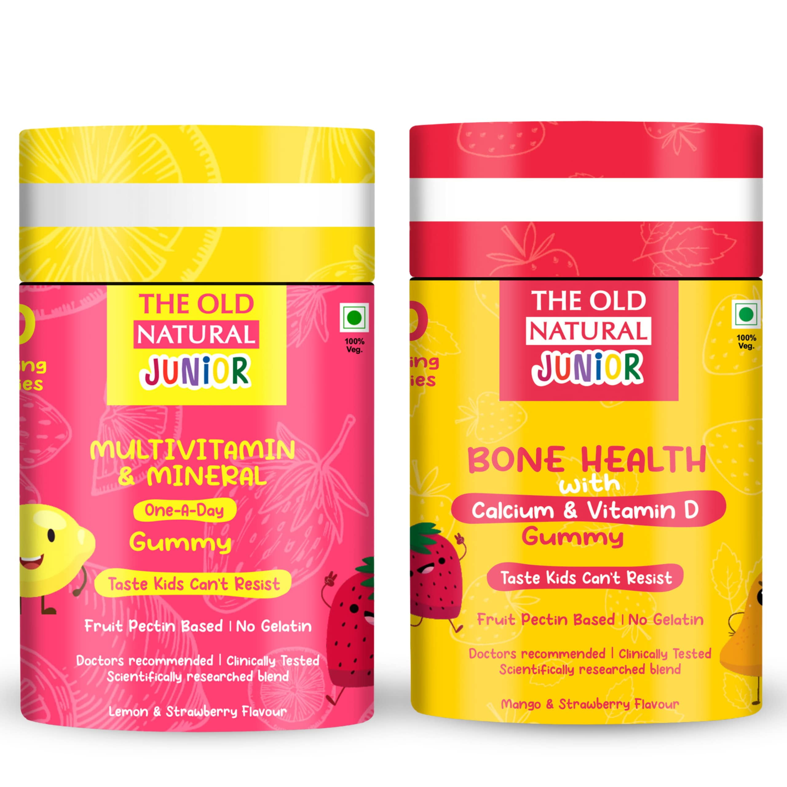 The Old Natural Multivitamin Fruit Pectin Based Gummies And Bone Health