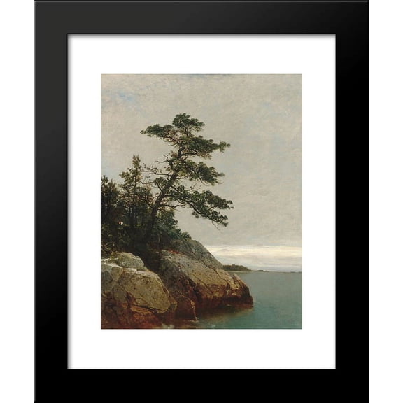 The Old Pine, Darien, Connecticut 20x24 Framed Art Print by John Frederick Kensett