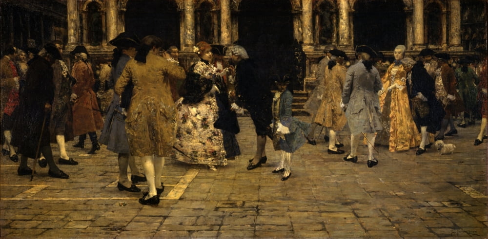 The Old Promenade Canvas Art -  (36 x 24)