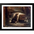 thumbnail image 1 of The Old Shepherd's Chief Mourner 36x28 Large Black Wood Framed Print Art by Edwin Henry Landseer, 1 of 2
