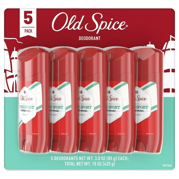 The Old Spice Pure Sport Deodorant 3.0 oz. 5 Pk.