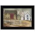 thumbnail image 1 of TrendyDecor4U The Old Stone Barn By Billy Jacobs Framed Print BJ103A-704G, 1 of 3