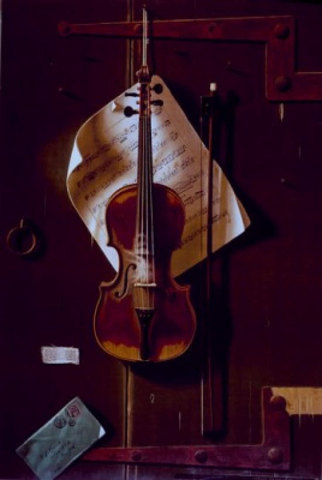 The Old Violin William Michael Harnett (1848-1892 American) Canvas Art - William Michael Harnett (18 x 24)