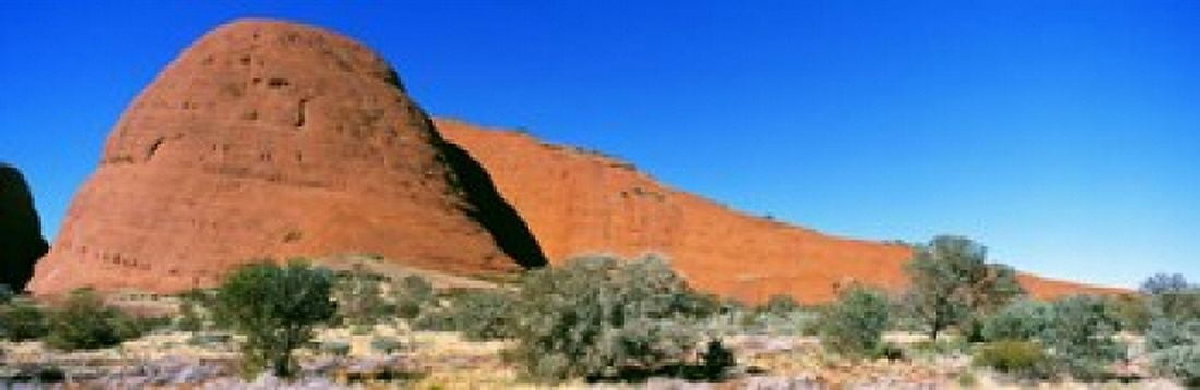 The Olgas Australia Canvas Art - Panoramic Images (18 x 6)