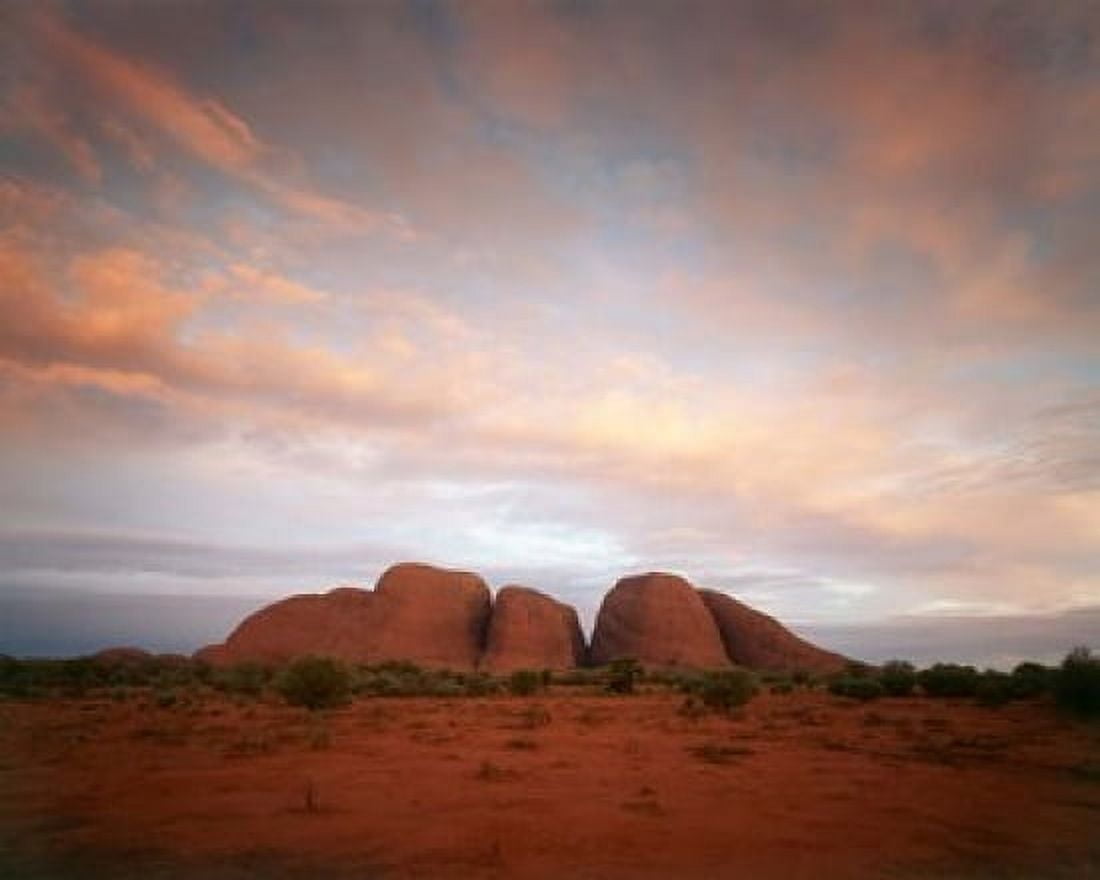 The Olgas Uluru-Kata Tjuta NP Northern Territory Australia Canvas Art - Walter Bibikow  DanitaDelimont (47 x 38)