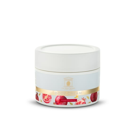 The Olive Temple Body Cream With Olive Oil & Pomegranate, Hydrating Body Cream, Suitable All Skin Type
