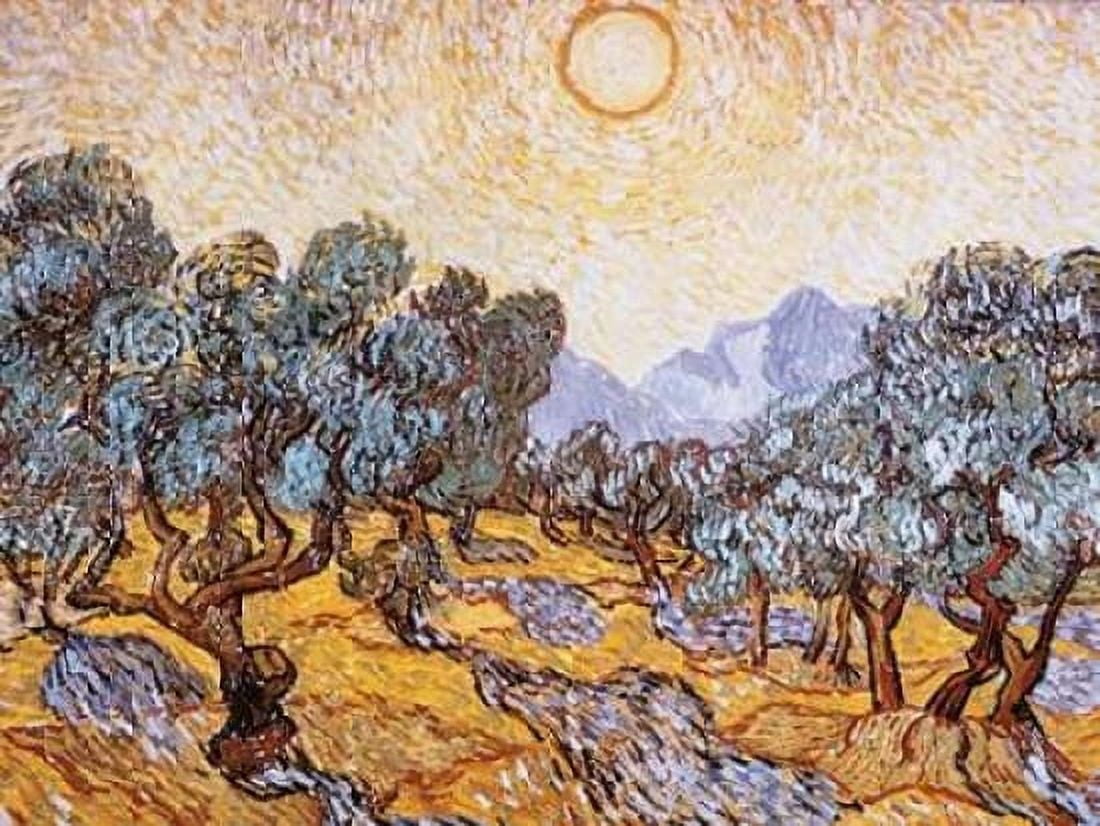The Olive Trees Canvas Art - Vincent Van Gogh (22 x 28)