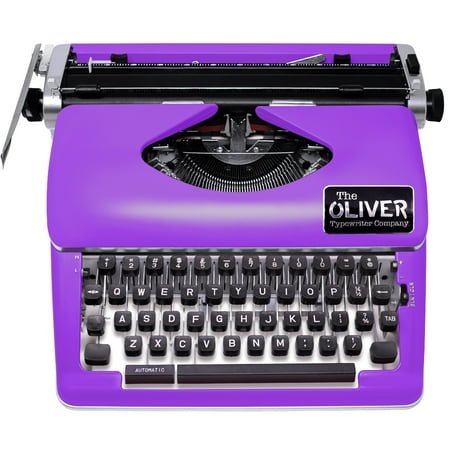 The Oliver Typewriter Company Legacy Prestige Manual Typewriter, Purple
