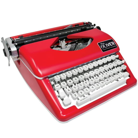 The Oliver Typewriter Company Timeless Manual Typewriter (Red), OTTE-1636