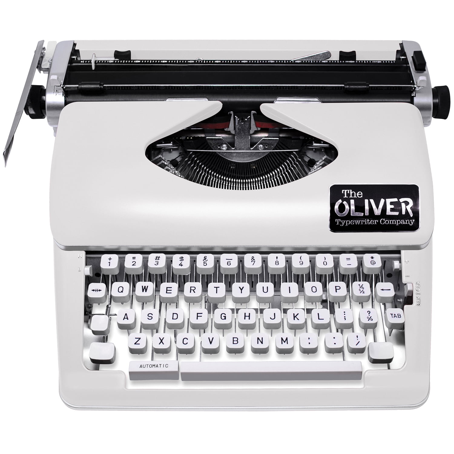 The Oliver Typewriter Company Timeless Manual Typewriter (White