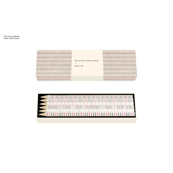 The Olivetti Pattern Series Pencil Set (Kit)