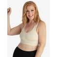 thumbnail image 1 of Leading Lady, The Olivia, Full Support Sports Bra, Seamless, Wireless, Removable Pads, Longline Band, Tank Style Bra, Moisture Wicking (Women's & Women's Plus), 1 of 6