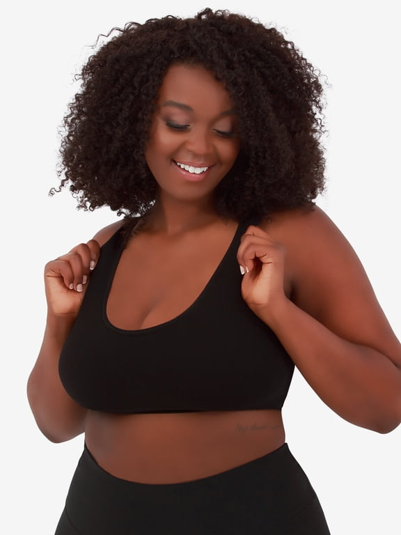 , The Olivia, Full Support Sports Bra, Seamless, Wireless, Removable Pads, Longline Band, Tank Style Bra, Moisture Wicking (Women's & Women's Plus)