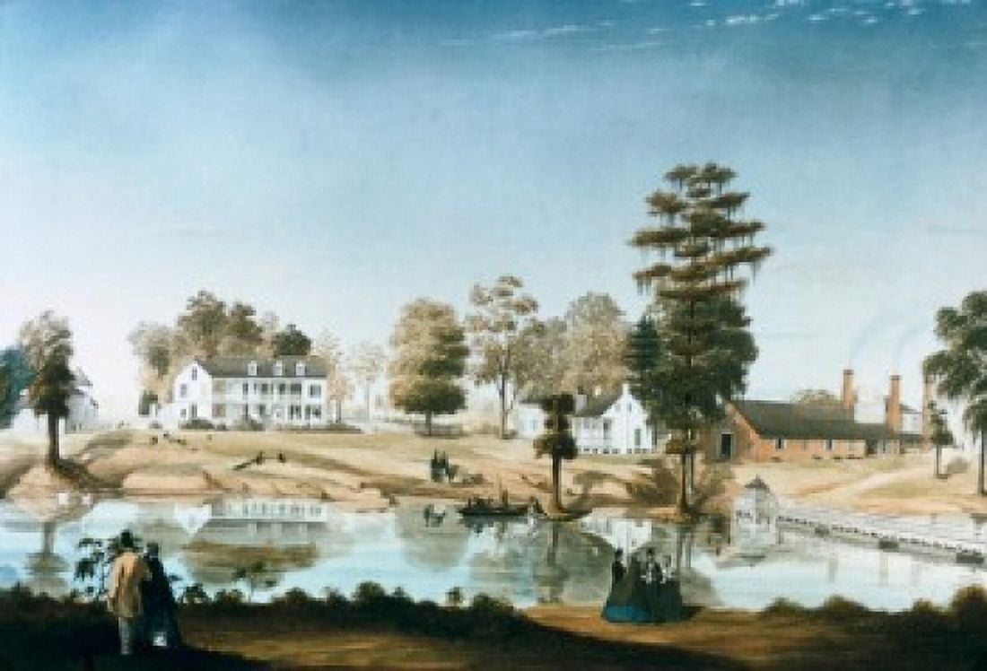 The Olivier Plantation 1861 Marie Adrien Persac (1823-1873) Canvas Art - Marie Adrien Persac (18 x 24)