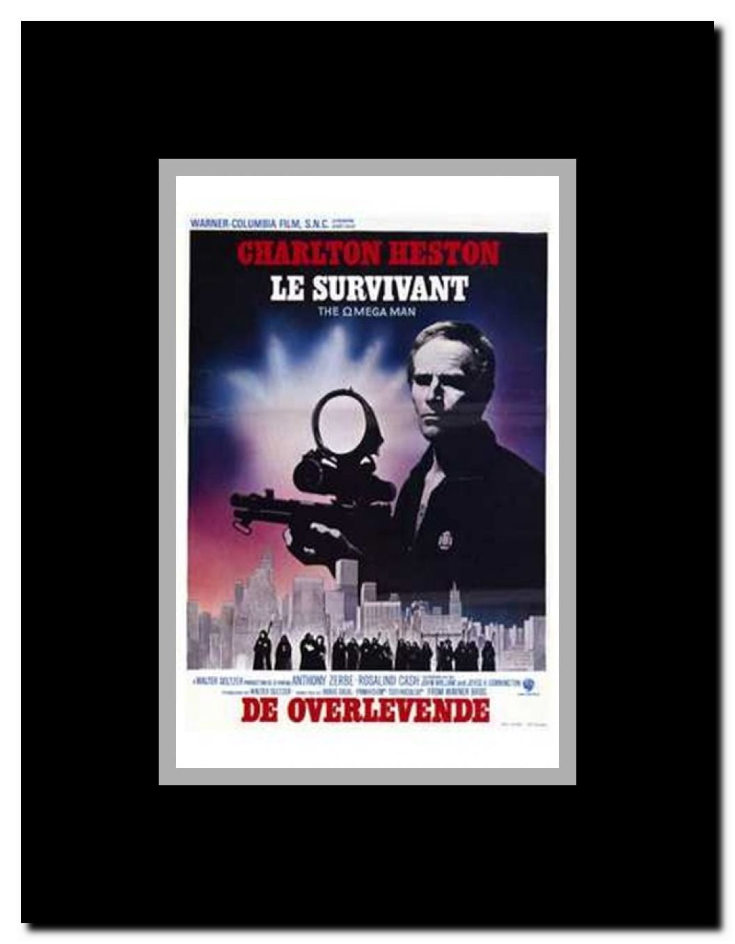 The Omega Man Framed Movie Poster