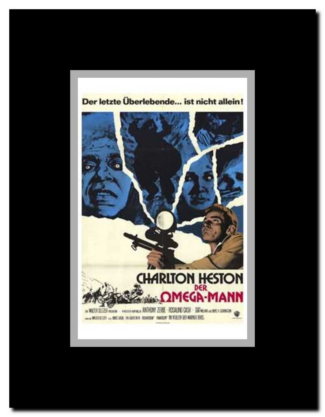 The Omega Man Framed Movie Poster