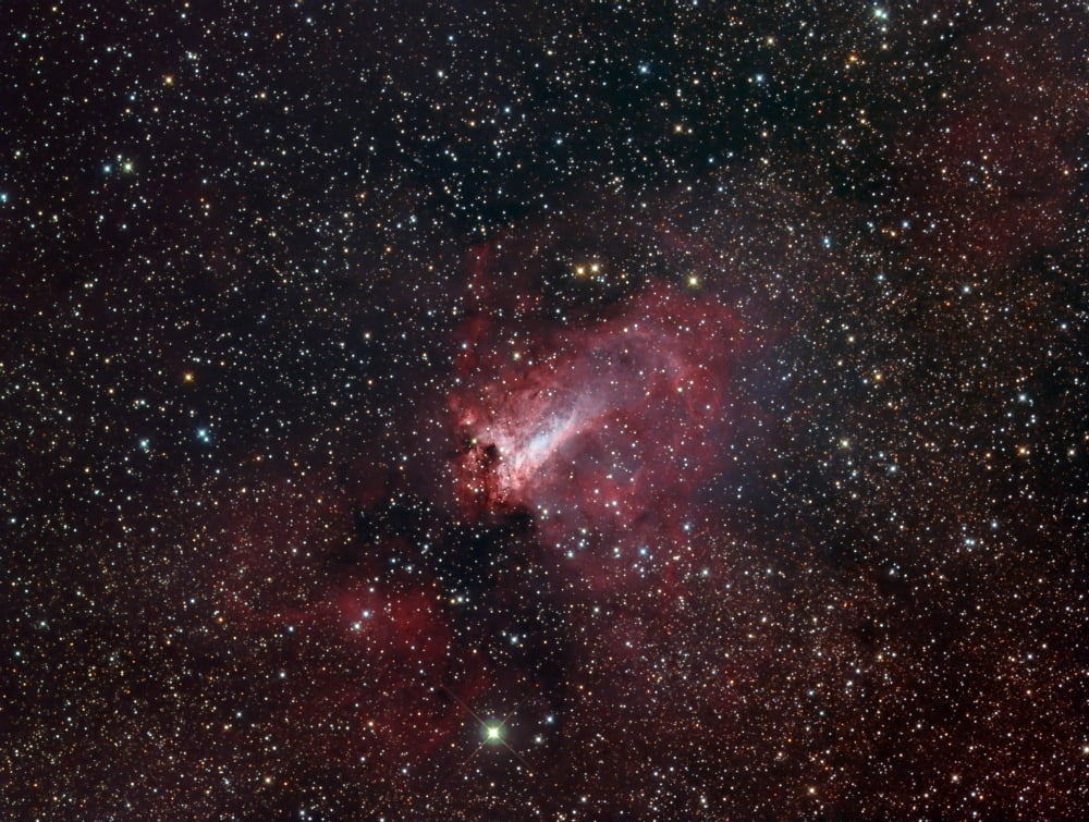 The Omega Nebula Canvas Art - Filipe AlvesStocktrek Images (33 x 25)