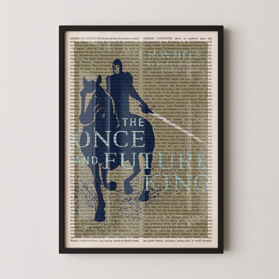 The Once And Future King Wall Art Print, Unframed Paper Poster 11x14in