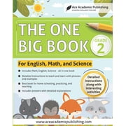 The One Big Book - Grade 2 For English, Math and Science Paperback by Ace Academic Publishing