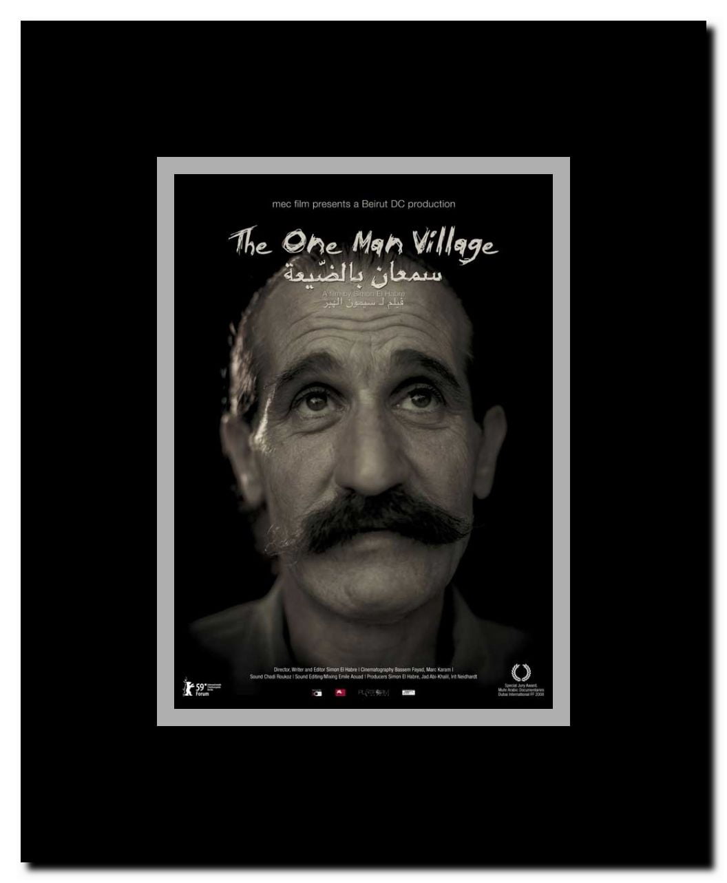 The One Man Village Framed Movie Poster