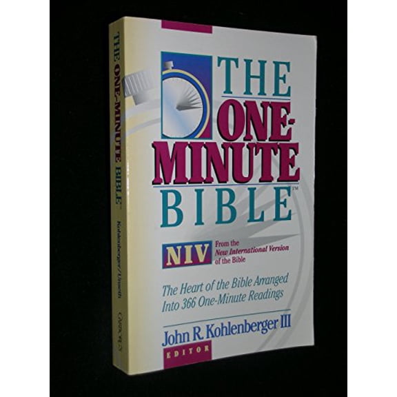 Pre-Owned The One-Minute Bible: New International Version Paperback