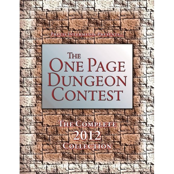 The One Page Dungeon Contest 2012