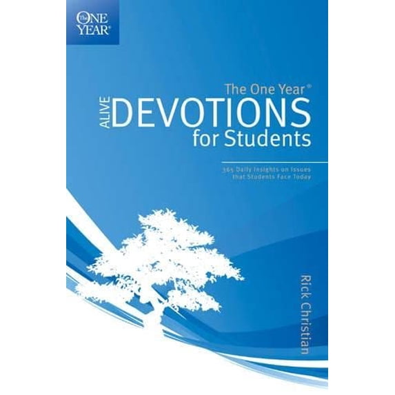 Pre-Owned The One Year Alive Devotions for Students Paperback Rick Christian
