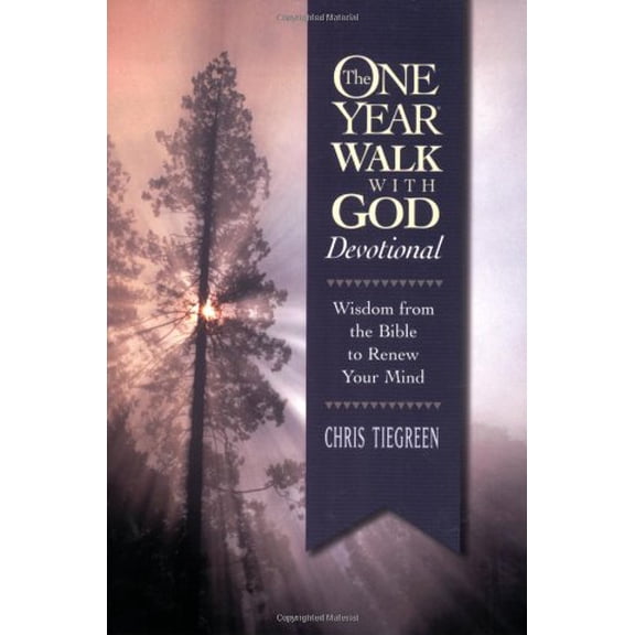 Pre-Owned The One Year Walk with God Devotional: Wisdom from the Bible to Renew Your Mind (Paperback) 1414300565 9781414300566