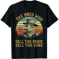 thumbnail image 1 of The Ones Who Sell The Panic Sell The Cure Plague Doctor T-Shirt, 1 of 3