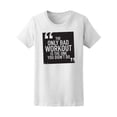 thumbnail image 1 of The Only Bad Workout Tee Men's -Image by Shutterstock, 1 of 4